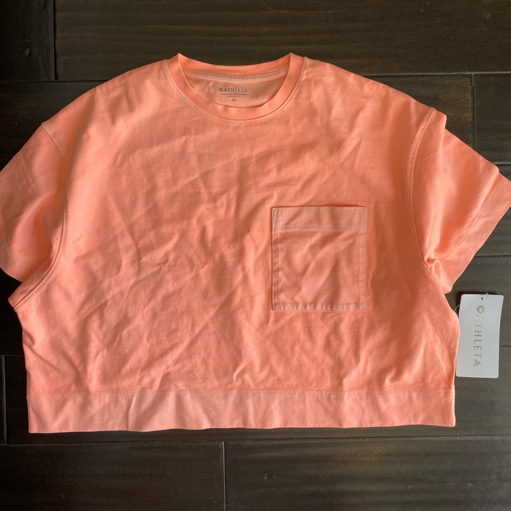 Athleta classic crop tee